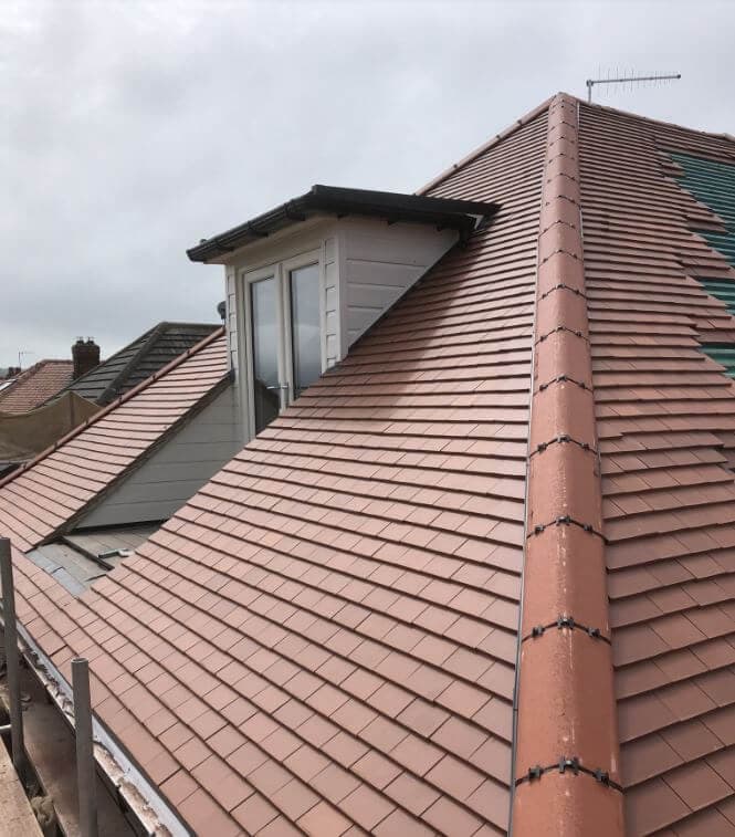 New uPVC guttering and fascia along a roofline